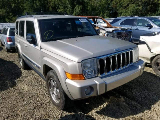 1J8HH48K78C128649 - 2008 JEEP COMMANDER SILVER photo 1