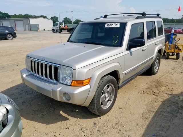 1J8HH48K78C128649 - 2008 JEEP COMMANDER SILVER photo 2
