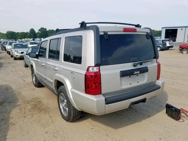 1J8HH48K78C128649 - 2008 JEEP COMMANDER SILVER photo 3