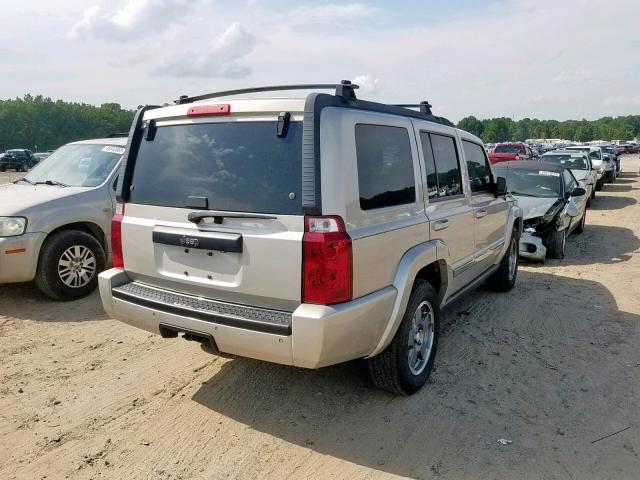 1J8HH48K78C128649 - 2008 JEEP COMMANDER SILVER photo 4