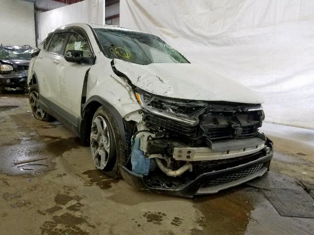 2HKRW2H84JH657142 - 2018 HONDA CR-V EXL WHITE photo 1