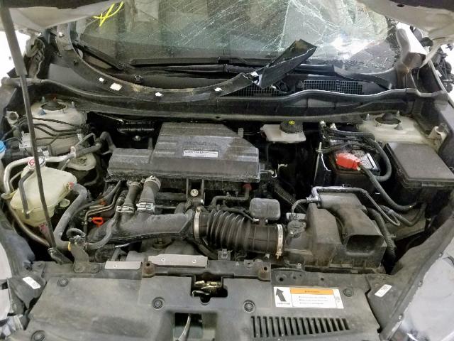 2HKRW2H84JH657142 - 2018 HONDA CR-V EXL WHITE photo 7