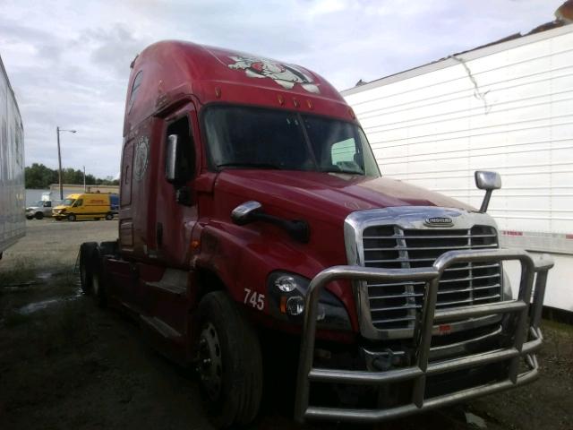 3AKJGLDR1GSGY5158 - 2016 FREIGHTLINER CASCADIA 1 RED photo 1