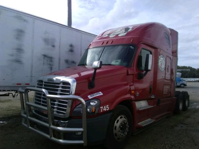 3AKJGLDR1GSGY5158 - 2016 FREIGHTLINER CASCADIA 1 RED photo 2