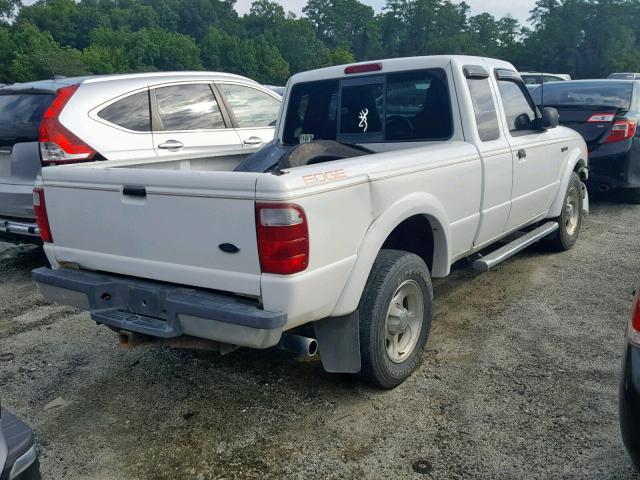 1FTYR44U14PB56333 - 2004 FORD RANGER SUP WHITE photo 4