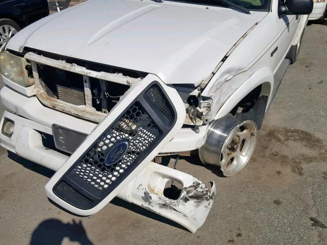 1FTYR44U14PB56333 - 2004 FORD RANGER SUP WHITE photo 9