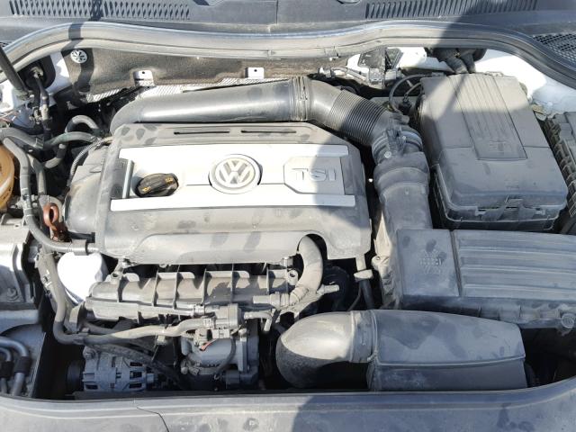 WVWHN7AN6CE545389 - 2012 VOLKSWAGEN CC LUXURY WHITE photo 7