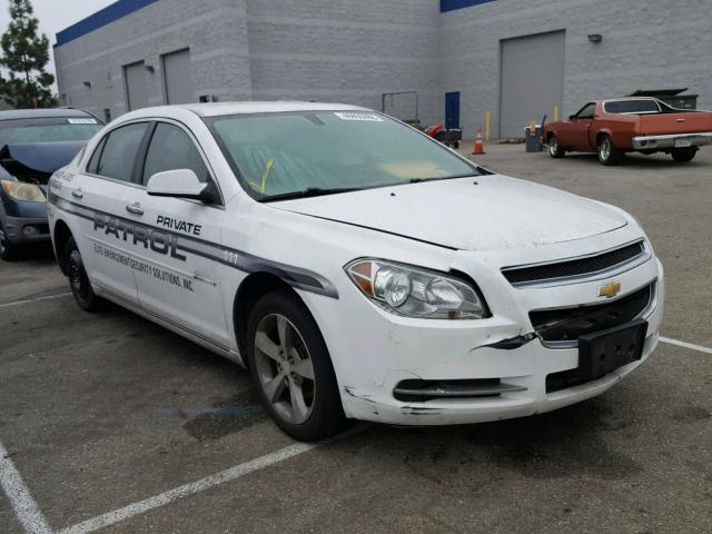 1G1ZC5E03CF372916 - 2012 CHEVROLET MALIBU 1LT WHITE photo 1