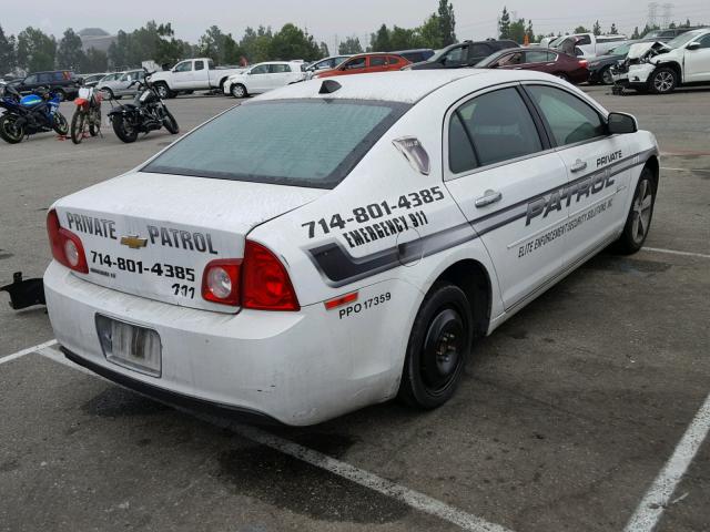 1G1ZC5E03CF372916 - 2012 CHEVROLET MALIBU 1LT WHITE photo 4