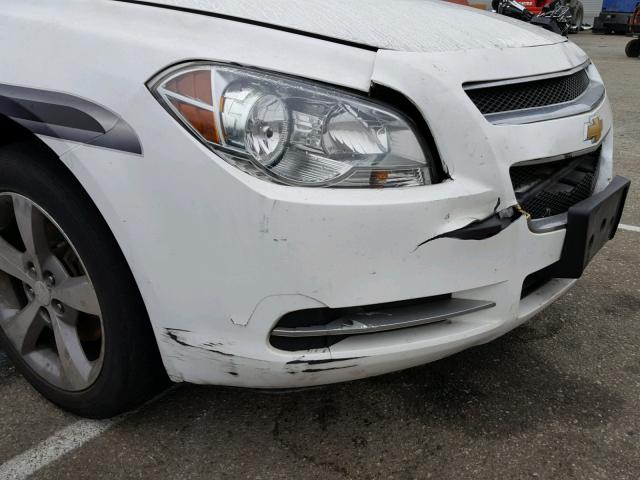 1G1ZC5E03CF372916 - 2012 CHEVROLET MALIBU 1LT WHITE photo 9