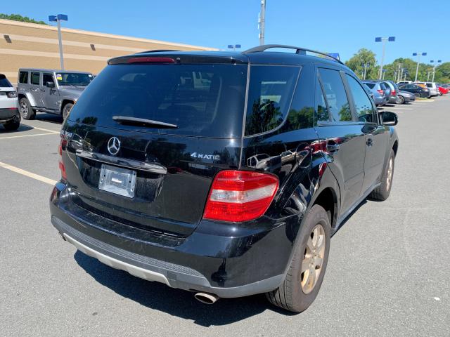 4JGBB86E57A247485 - 2007 MERCEDES-BENZ ML 350 BLACK photo 3