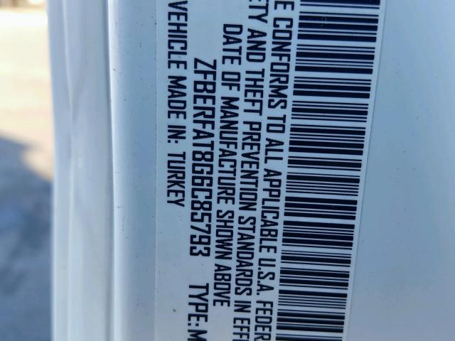 ZFBERFAT8G6C85793 - 2016 RAM PROMASTER 白色 照片 10