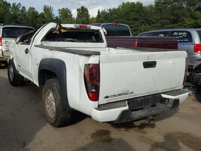 1GCDT146848148286 - 2004 CHEVROLET COLORADO WHITE photo 3