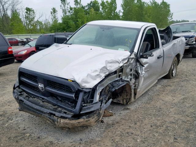 3C6JD6DK2CG145765 - 2012 DODGE RAM 1500 S GRAY photo 2