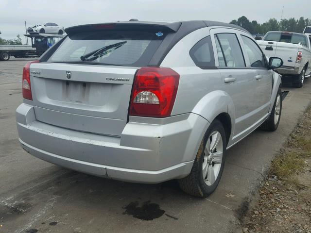 1B3CB3HA5BD186332 - 2011 DODGE CALIBER MA SILVER photo 4