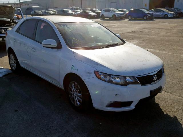 KNAFU4A22D5645924 - 2013 KIA FORTE EX WHITE photo 1