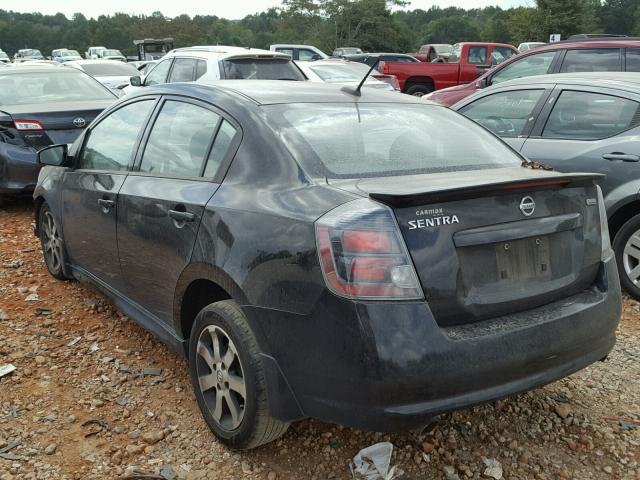 3N1AB6AP8CL779767 - 2012 NISSAN SENTRA 2.0 BLACK photo 3