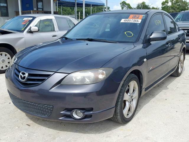 JM1BK123351323959 - 2005 MAZDA 3 S GRAY photo 2