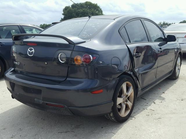 JM1BK123351323959 - 2005 MAZDA 3 S GRAY photo 4