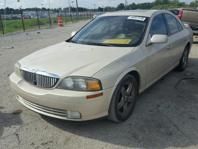1LNHM87A12Y672007 - 2002 LINCOLN LS TAN photo 2