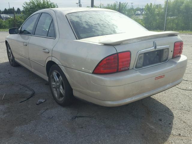 1LNHM87A12Y672007 - 2002 LINCOLN LS TAN photo 3