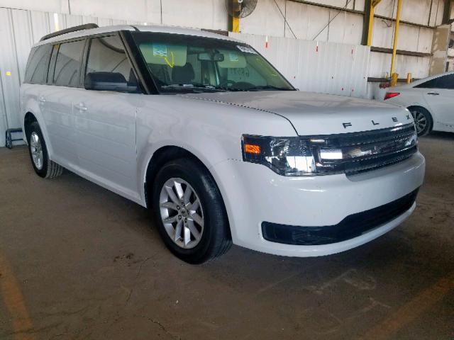 2FMGK5B80JBA00875 - 2018 FORD FLEX SE WHITE photo 1