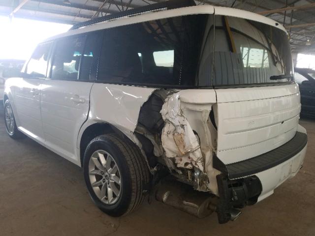 2FMGK5B80JBA00875 - 2018 FORD FLEX SE WHITE photo 3