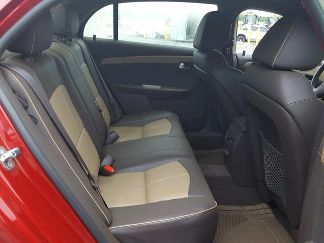 1G1ZG5E79CF327383 - 2012 CHEVROLET MALIBU LTZ წითელი ფოტო 6