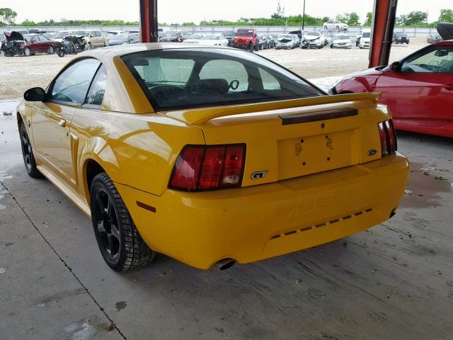 1FAFP42X6XF165488 - 1999 FORD MUSTANG GT YELLOW photo 3