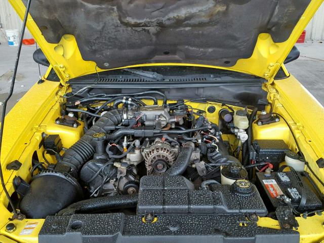 1FAFP42X6XF165488 - 1999 FORD MUSTANG GT YELLOW photo 7