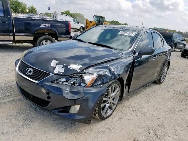 JTHBK262385067955 - 2008 LEXUS IS 250 GRAY photo 2