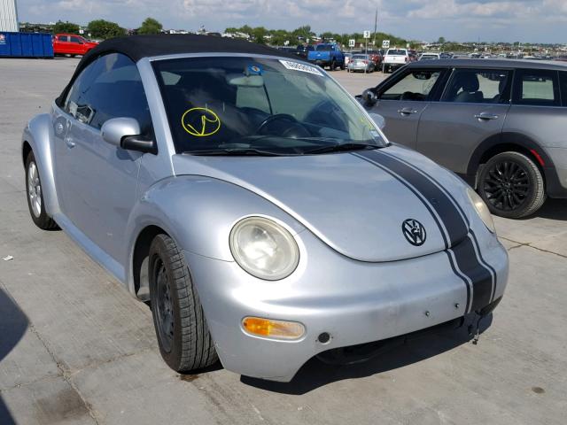3VWCM31Y55M316664 - 2005 VOLKSWAGEN NEW BEETLE ვერცხლისფერი ფოტო 1