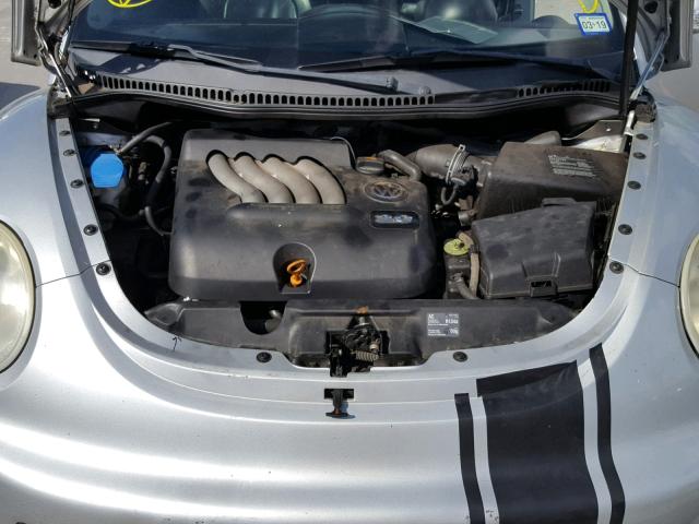 3VWCM31Y55M316664 - 2005 VOLKSWAGEN NEW BEETLE ვერცხლისფერი ფოტო 7