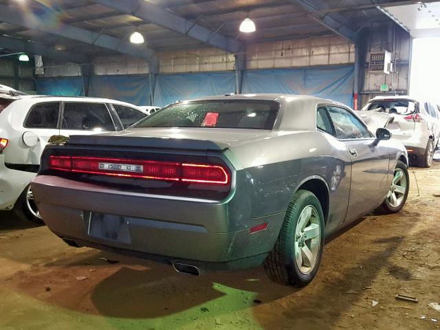 2B3CJ5DT3BH601446 - 2011 DODGE CHALLENGER GRAY photo 4