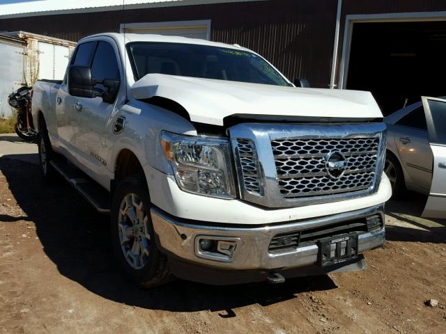 1N6BA1F45HN558105 - 2017 NISSAN TITAN XD S WHITE photo 1