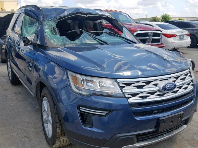 1FM5K7D81KGA51375 - 2019 FORD EXPLORER X BLUE photo 9