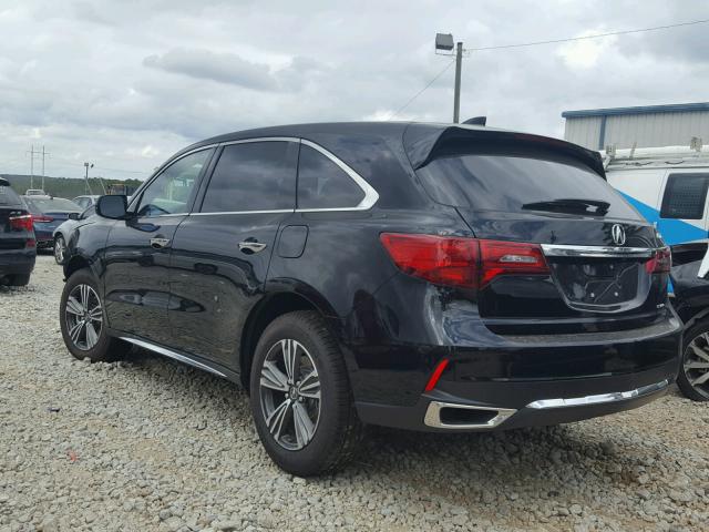 5J8YD4H36JL017545 - 2018 ACURA MDX BLACK photo 3