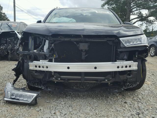 5J8YD4H36JL017545 - 2018 ACURA MDX BLACK photo 9