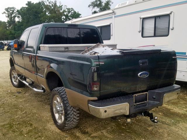 1FTSW31F23EA56346 - 2003 FORD F350 SRW S GREEN photo 3