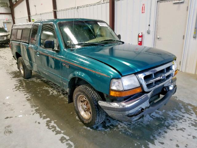 1FTYR14U9WPA89272 - 1998 FORD RANGER SUP GREEN photo 1