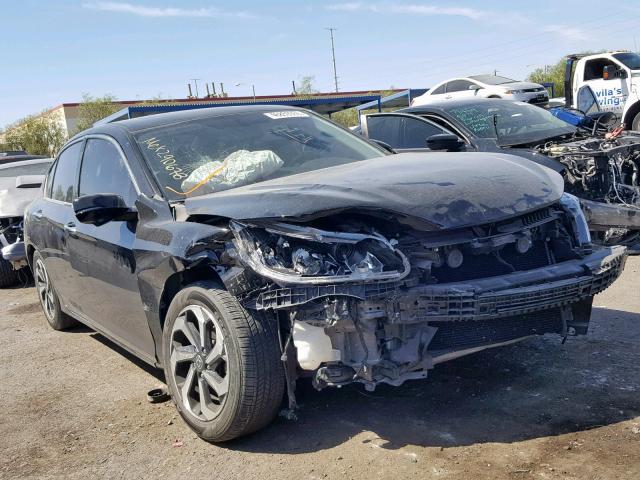 1HGCR3F88HA036690 - 2017 HONDA ACCORD EXL BLACK photo 1