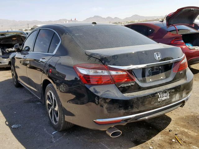 1HGCR3F88HA036690 - 2017 HONDA ACCORD EXL BLACK photo 3