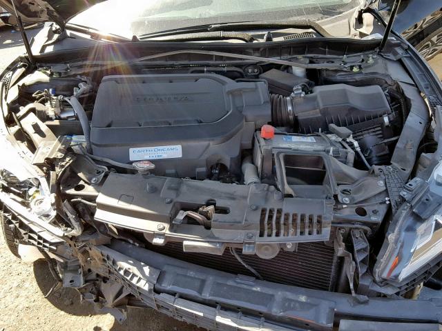 1HGCR3F88HA036690 - 2017 HONDA ACCORD EXL BLACK photo 7