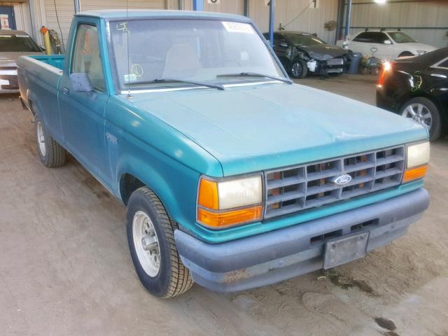 1FTCR10U9NUC52910 - 1992 FORD RANGER GREEN photo 1