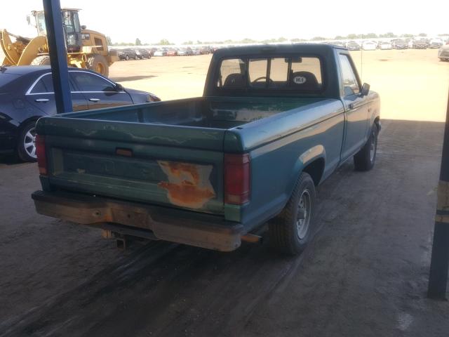 1FTCR10U9NUC52910 - 1992 FORD RANGER GREEN photo 4