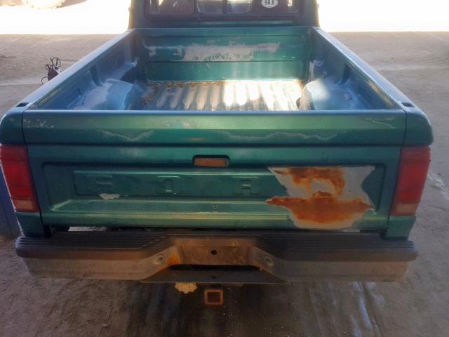 1FTCR10U9NUC52910 - 1992 FORD RANGER GREEN photo 6