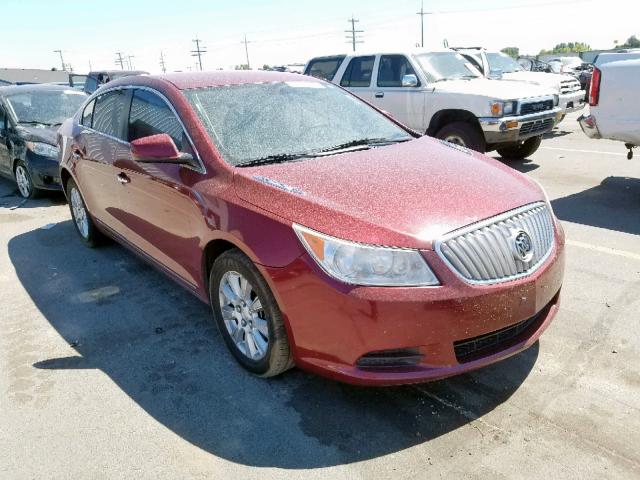 1G4GB5GG9AF224483 - 2010 BUICK LACROSSE C MAROON photo 1