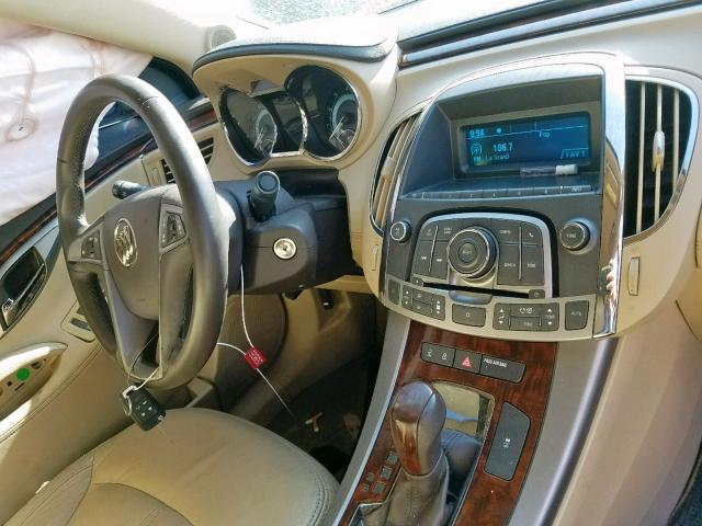 1G4GB5GG9AF224483 - 2010 BUICK LACROSSE C MAROON photo 9