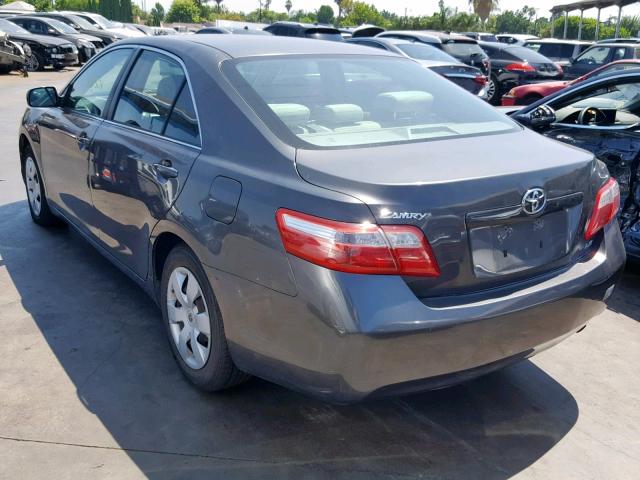 4T4BE46KX9R077752 - 2009 TOYOTA CAMRY BASE GRAY photo 3
