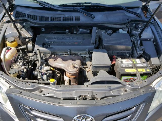 4T4BE46KX9R077752 - 2009 TOYOTA CAMRY BASE GRAY photo 7